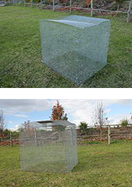 Wire Mesh Bins for hire at Epsom Hire