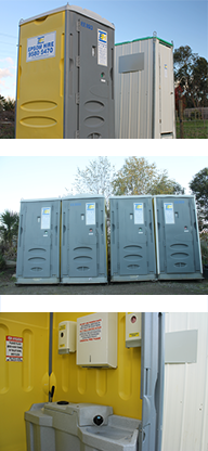 Portable Toilets for hire at Epsom Hire